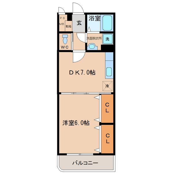 ミア・カーサ大橋（205） 間取り図画像