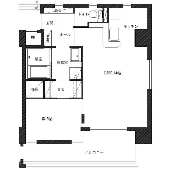 J-7（303） 間取り図画像