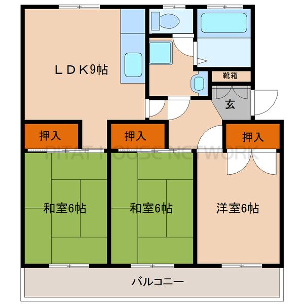 間取り3DK