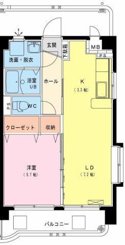 エクシード霧島（303） 間取り図画像