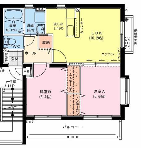宮崎市中西町マンション 間取り図画像