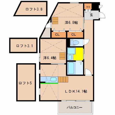  間取り図写真
