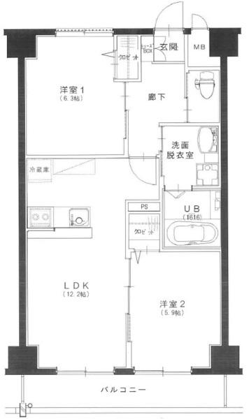 シーテラス（304） 間取り図画像