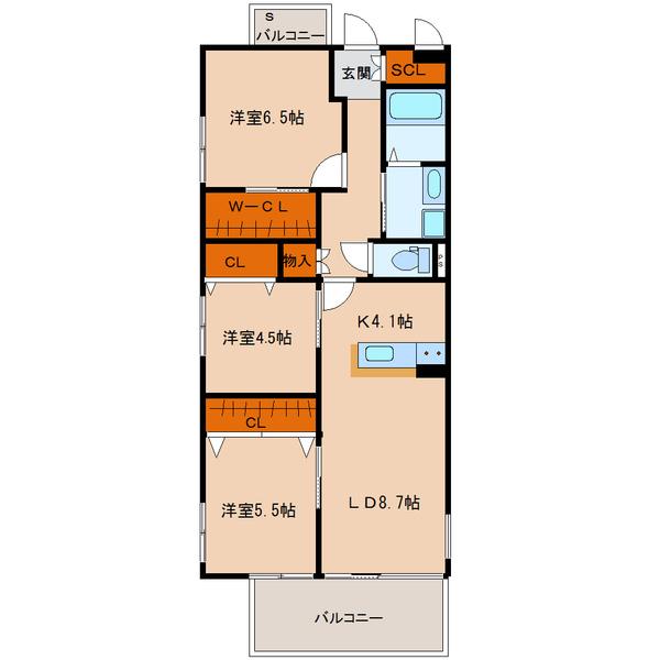 アルテマイスター潮見（501） 間取り図画像