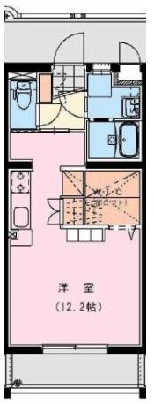 ラフィーナパレス宮崎（405） 間取り図画像