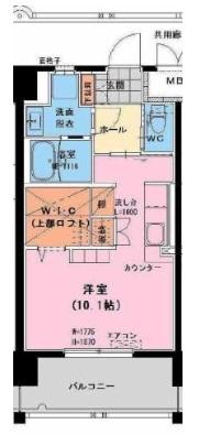 グランドアーク神宮東（802） 間取り図画像