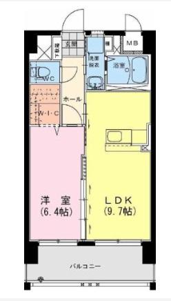 宮崎市新栄町マンション 間取り図画像