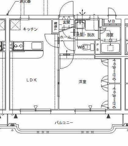 フローランテ・Ⅰ（203） 間取り図画像