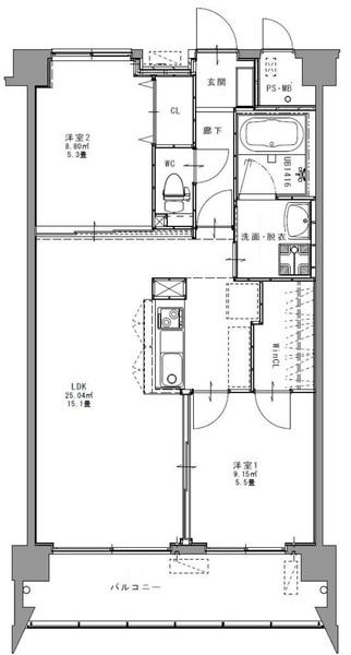 Ko Olina Gongen（406） 間取り図画像