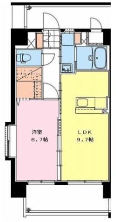リシェス（201） 間取り図画像