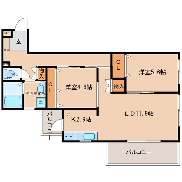 アルテマイスターレーヴⅡ（502） 間取り図画像