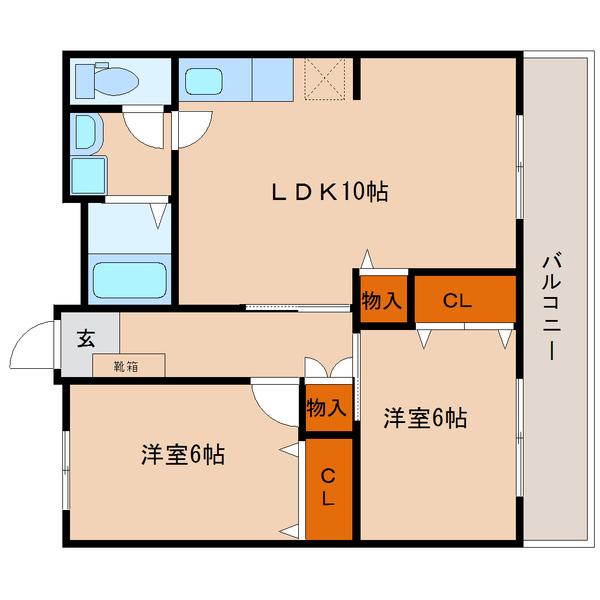 ストークマンション（203） 間取り図画像