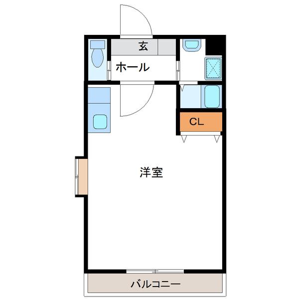 ウエストコーストⅡ（401） 間取り図画像