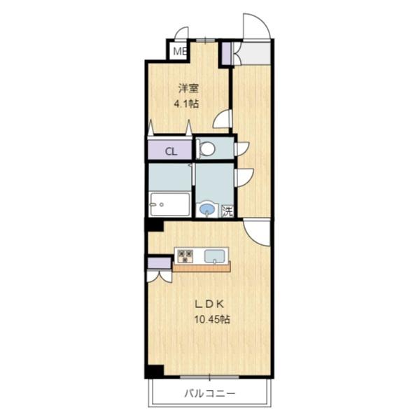 EXIA Yanagimaru（303） 間取り図画像