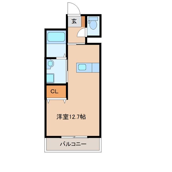 J.feel橘（405） 間取り図画像