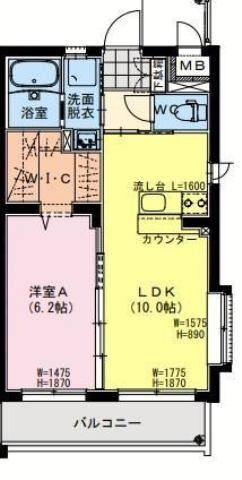 Revel吉村（303） 間取り図画像