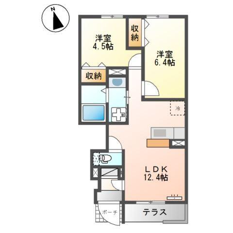 ラ・プリシェール 間取り図画像