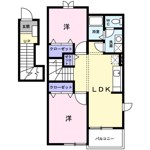 サンスプリング（201） 間取り図画像
