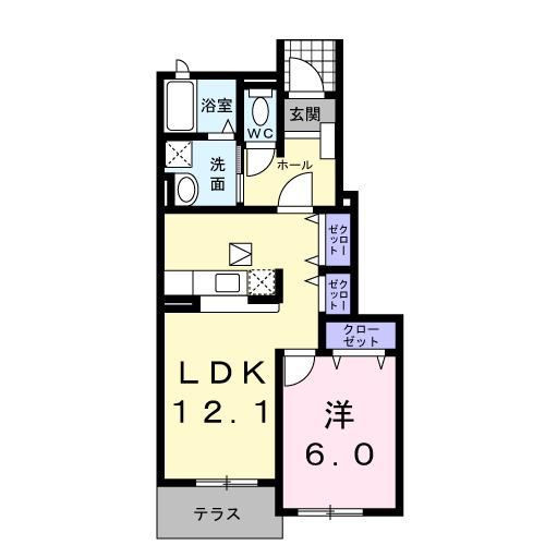 ボンシェーヌ（102） 間取り図画像