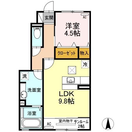  間取り図写真