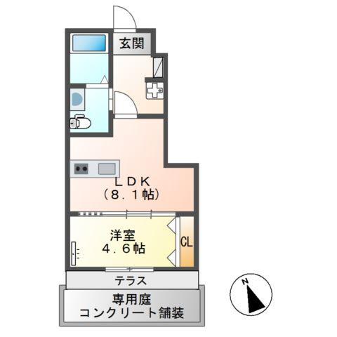 メイプル高洲 間取り図画像