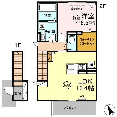 リヴィエール大王（201） 間取り図画像
