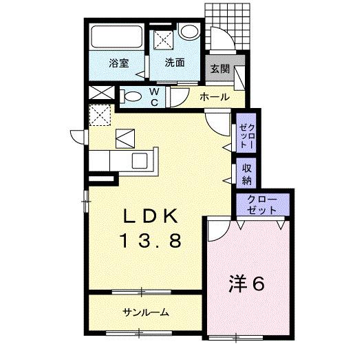 サンリット平原　Ⅱ（104） 間取り図画像