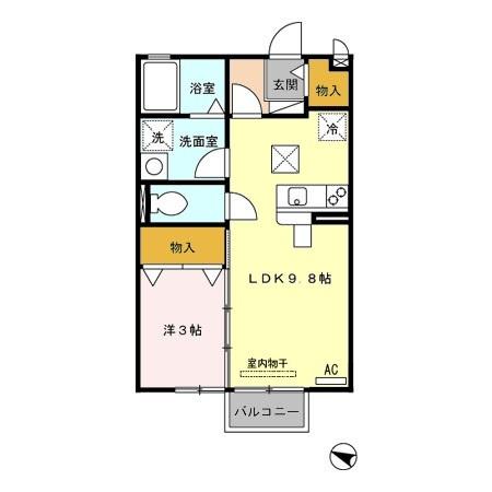 アフェクシオンYS（103） 間取り図画像