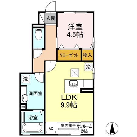  間取り図写真
