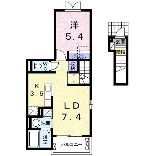 セレーナ・みとよ　Ａ（201） 間取り図画像