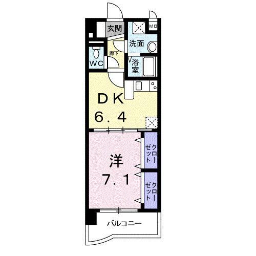 サン・プラシード（506） 間取り図画像