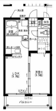 なのはなハイツⅤ（202） 間取り図画像