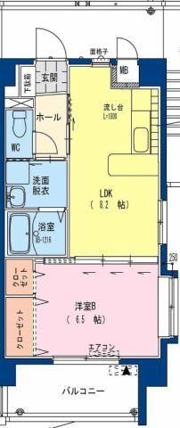 エメフィスYUKI（301） 間取り図画像