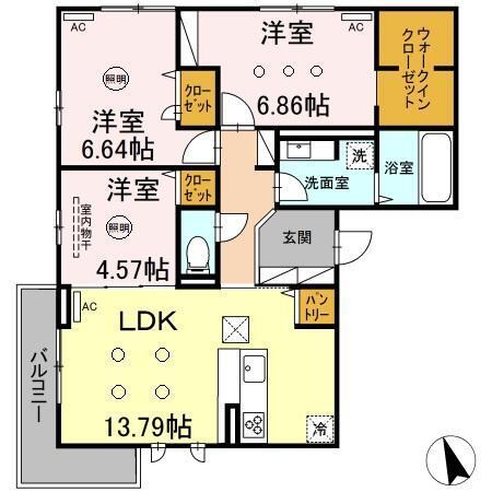フォートレス福島町（101） 間取り図画像