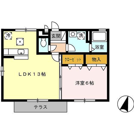 セゾングランモアⅡ（102） 間取り図画像