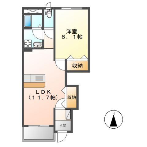 ノーブルハイム 間取り図画像
