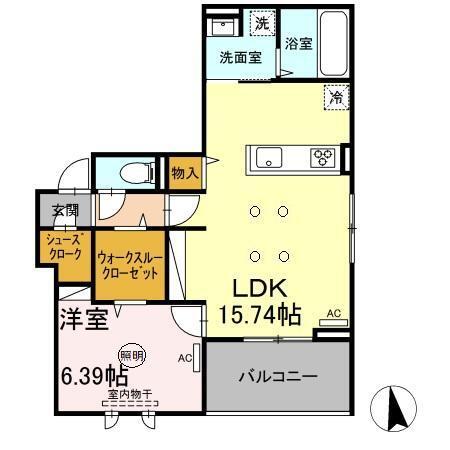 マリンパレスタイセイ（302） 間取り図画像