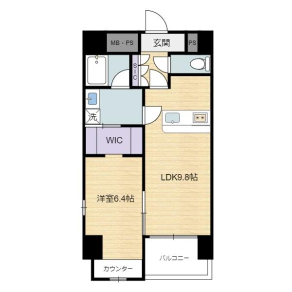 セレスティアル江平（403） 間取り図画像