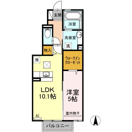 ロゼ　トレフル　A棟（102） 間取り図画像