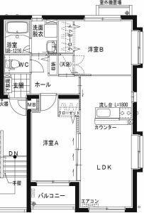  間取り図写真