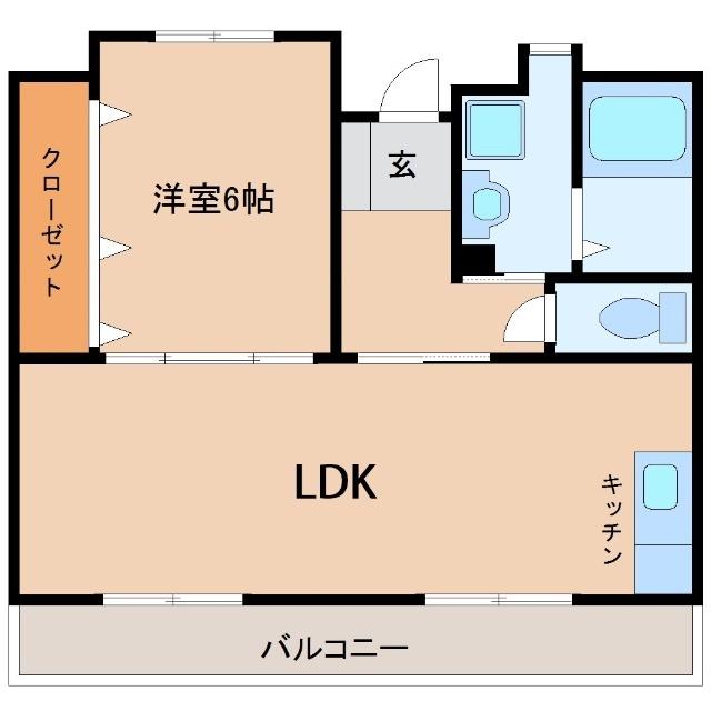 3UMK宮崎ビル（609） 間取り図画像