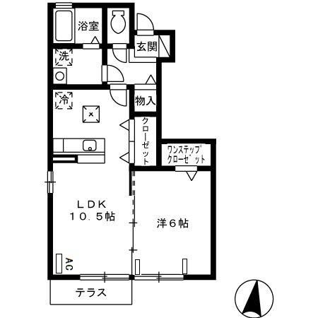 ルーチェⅠ（105） 間取り図画像