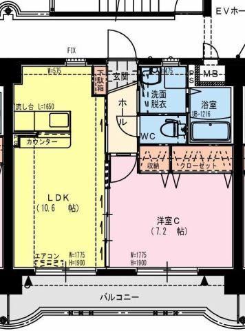  間取り図写真