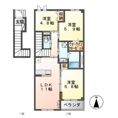  間取り図写真