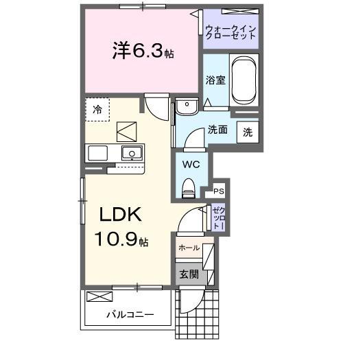 ミレールシャラン（101） 間取り図画像