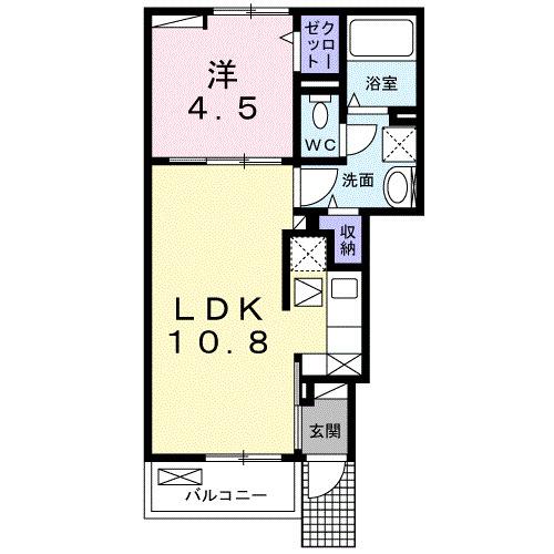 リナセント　Ⅱ（103） 間取り図画像