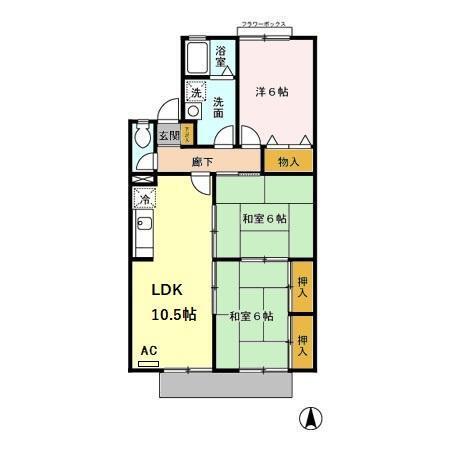 ファミール本郷　C棟（102） 間取り図画像