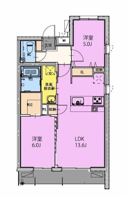 GRAND NINE南宮崎（307） 間取り図画像