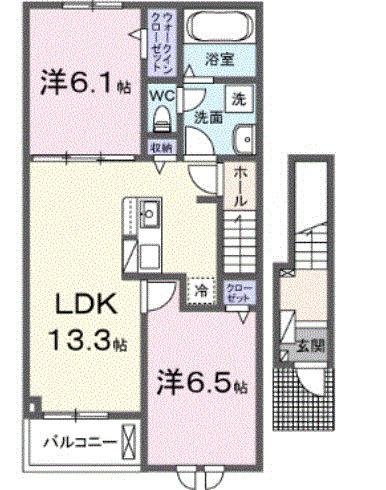 Ｒ．Ｎ．Ｐ　レジデンスＷ　Ｉ（202） 間取り図画像