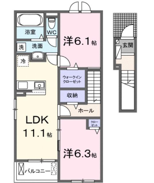 Ｒ．Ｎ．Ｐ　レジデンスＷ　Ⅱ（203） 間取り図画像